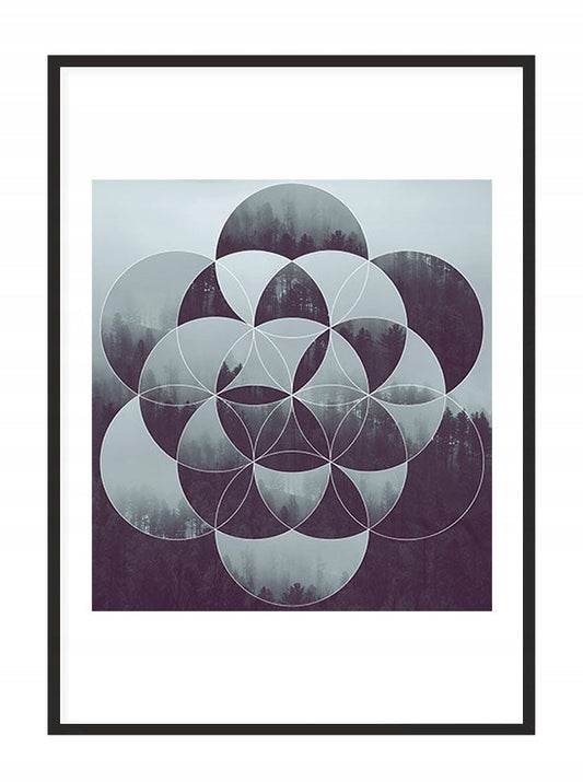 Plakat Okręgi 33x43 cm ForWalls.eu