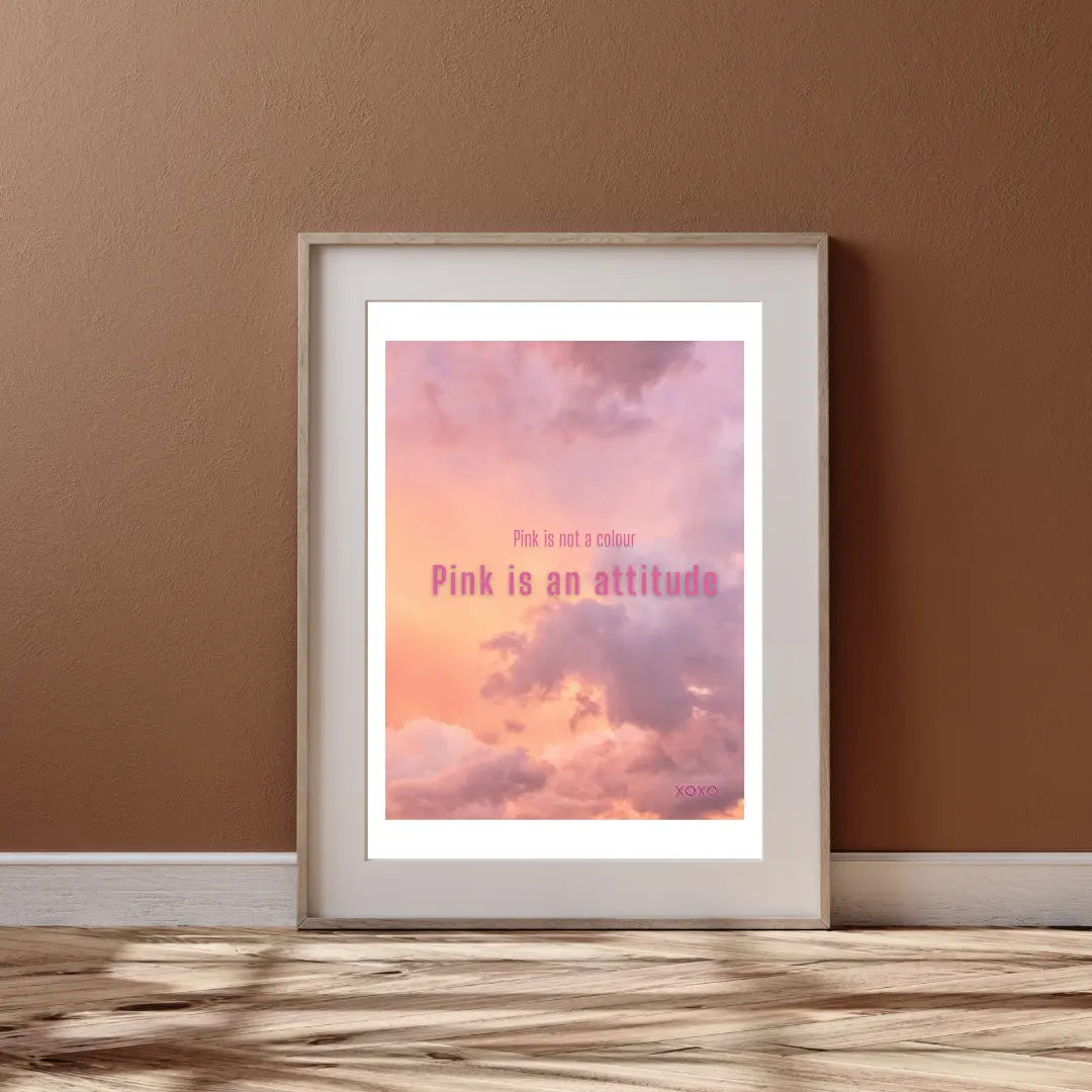 Plakat Pink Is An Attitude - ForWalls.eu
