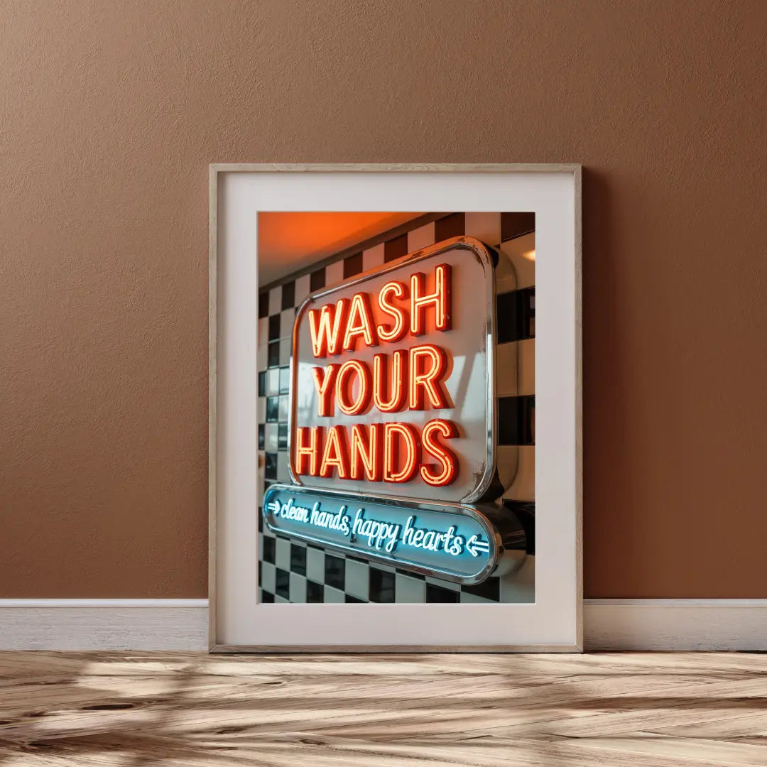 Plakat Wash Your Hands - ForWalls.eu
