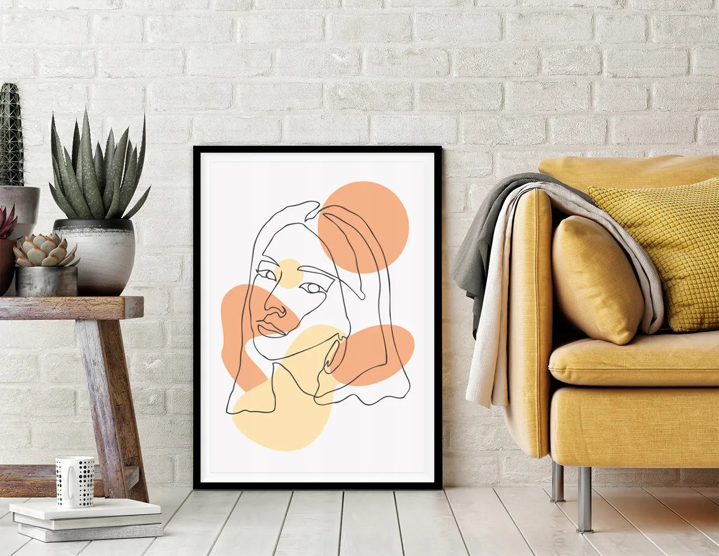 Plakat Line art Ona 33x43 cm - ForWalls.eu
