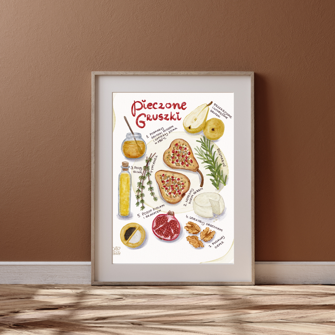 Plakat Pieczone Gruszki ForWalls.eu