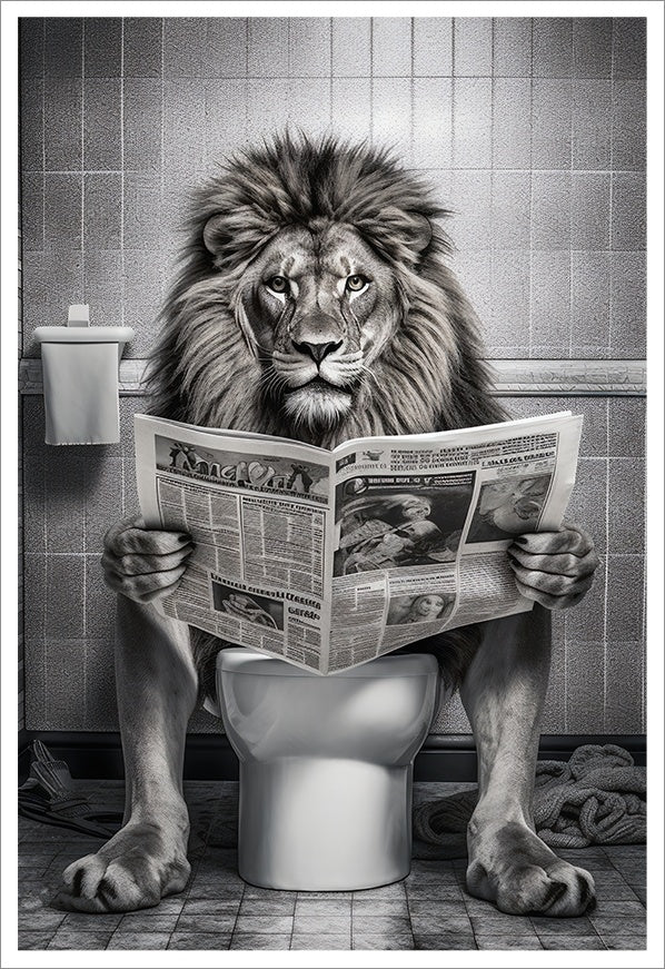 Plakat Król Lew Na Kiblu Gazeta ForWalls.eu
