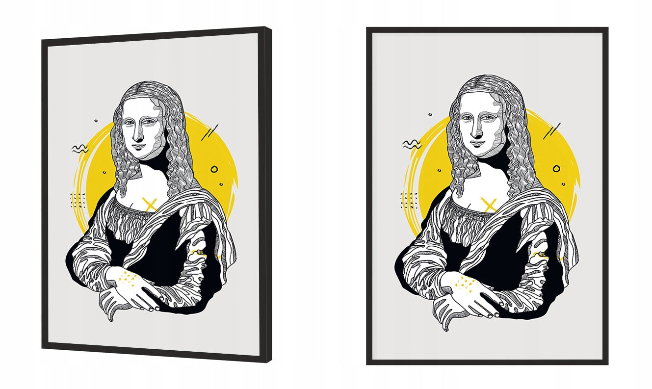 Plakat Mona Lisa 33x43 cm ForWalls.eu