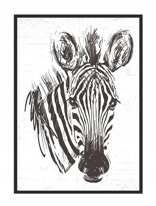 Plakat Zebra 33x43 cm - ForWalls.eu