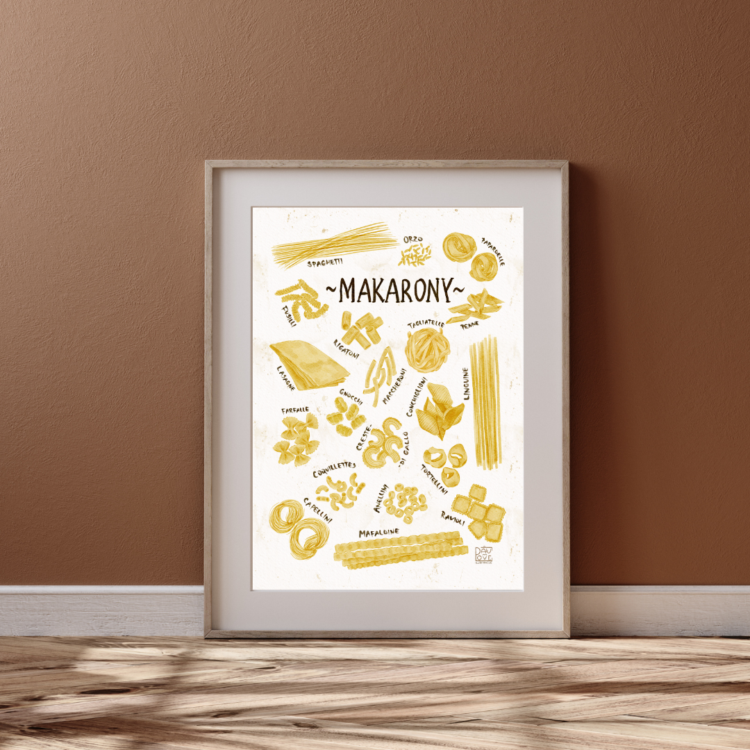 Plakat Makarony ForWalls.eu