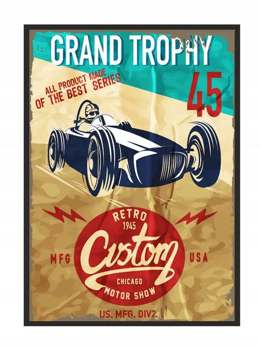 Plakat Garaż Race 33x43 cm - ForWalls.eu
