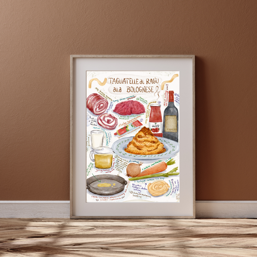 Plakat Tagliatelle al ragù alla bolognese ForWalls.eu