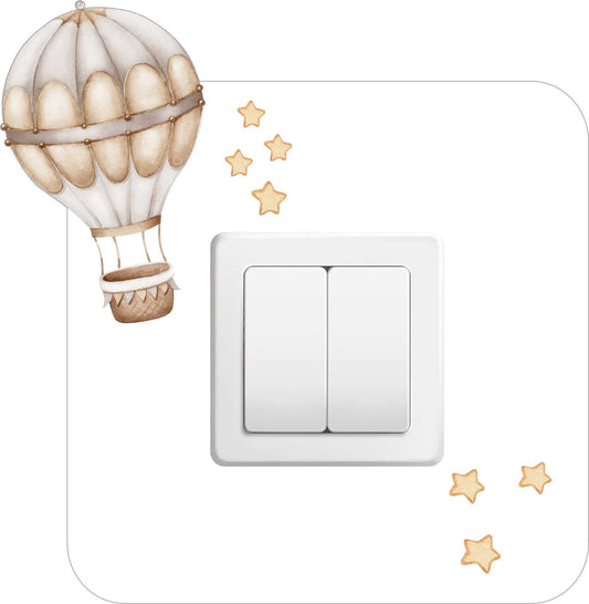 Naklejki na ścianę dla dzieci Króliczki Boho GRATIS Kontakt Włącznik ForWalls.eu