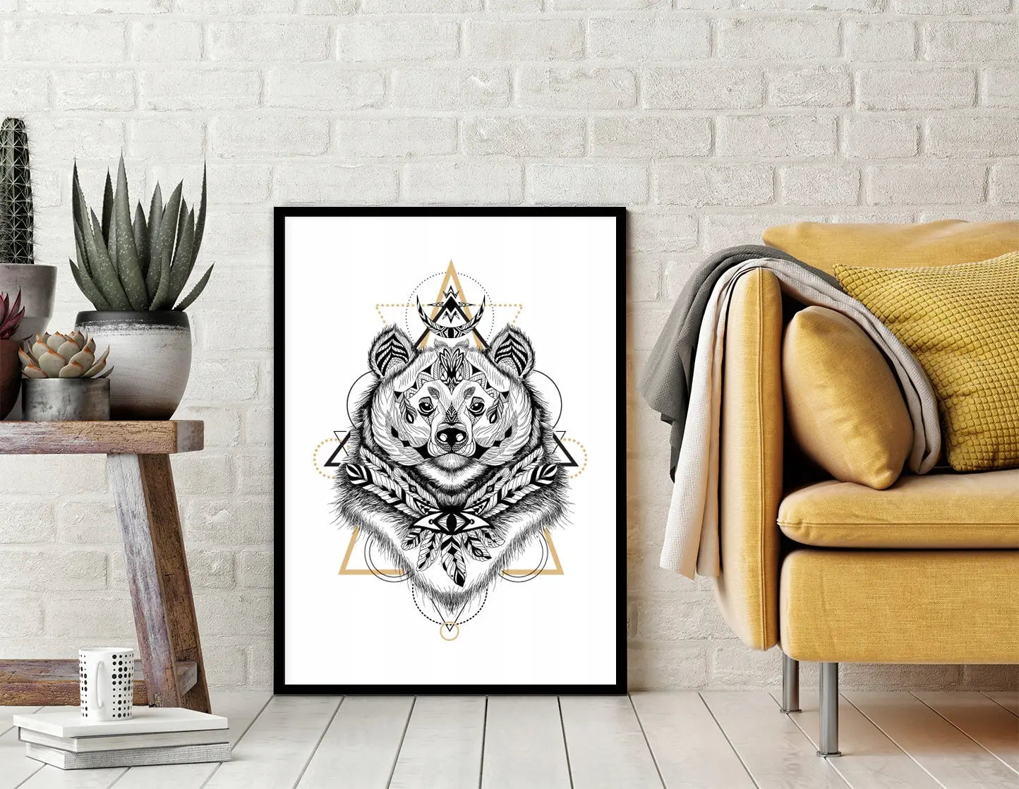 Plakat Tribal Niedźwi 33x43 cm - ForWalls.eu