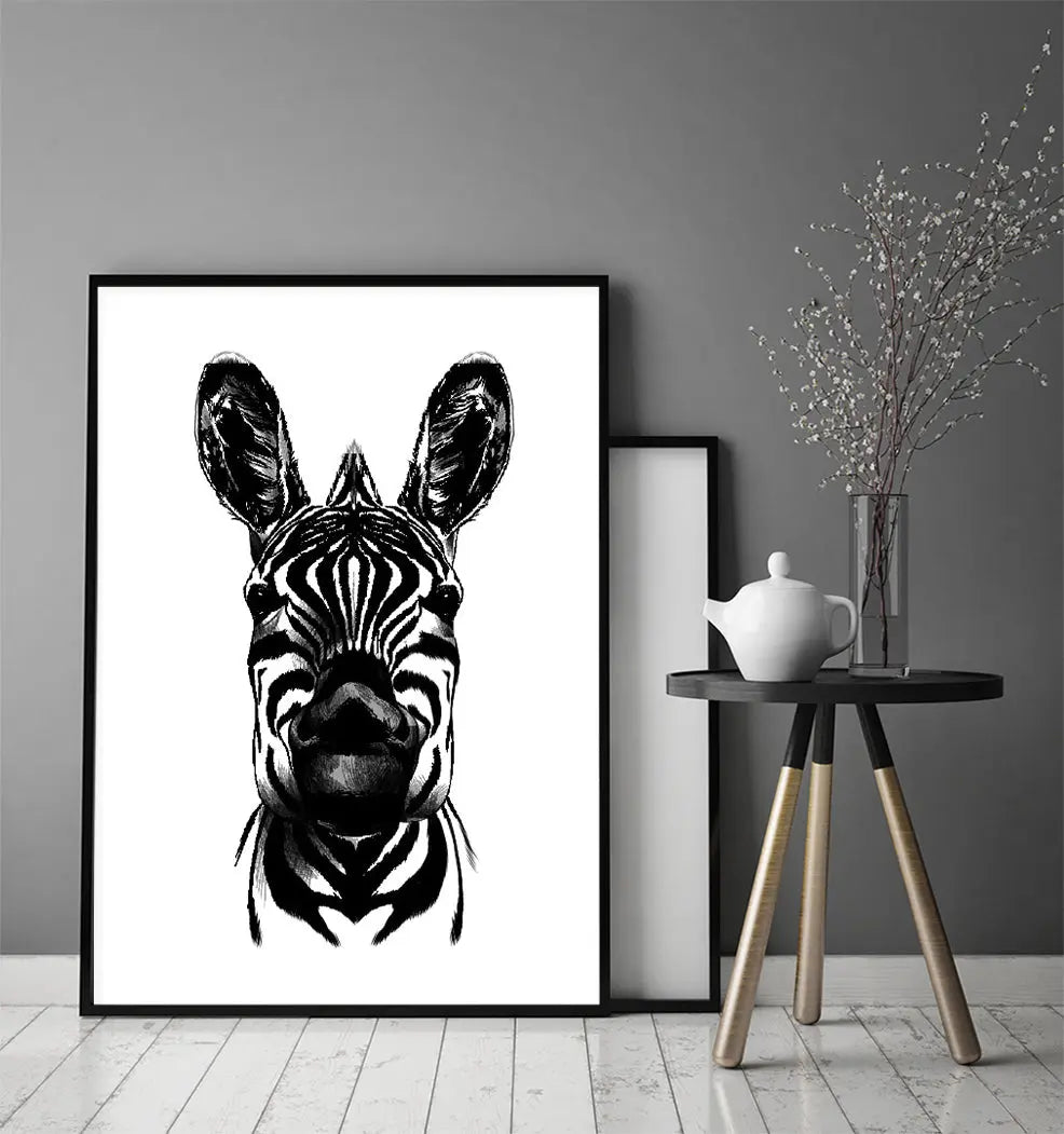 Plakat Zebra 33x43 cm - ForWalls.eu