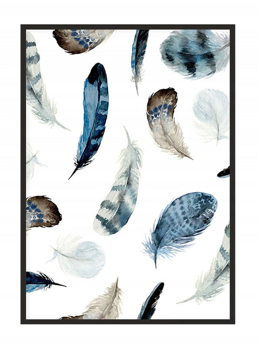 Plakat Piórka 33x43 cm ForWalls.eu