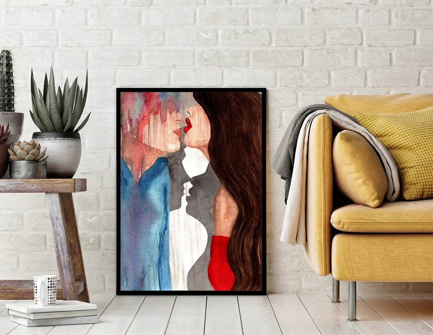 Plakat Pocałunek 53x73 cm ForWalls.eu