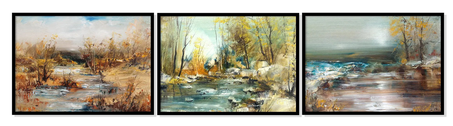 Plakaty Pejzaż Tryptyk 33x43cm - ForWalls.eu
