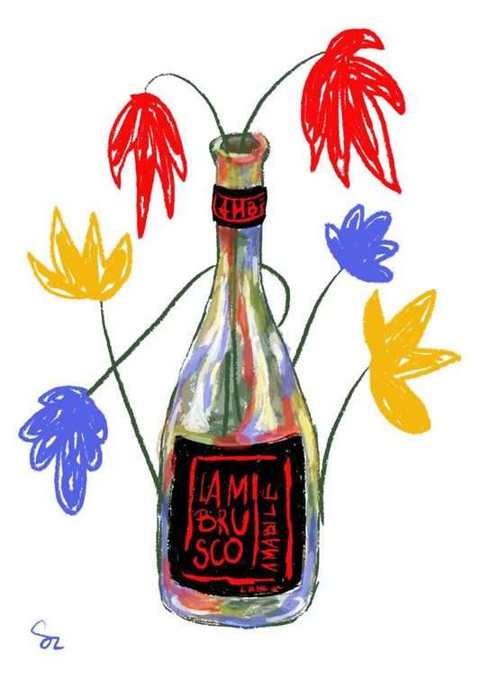 Plakat Lambrusco ForWalls.eu