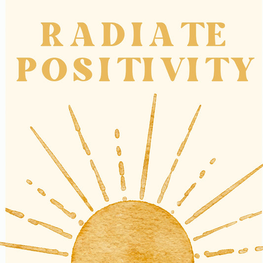 Plakat Radiate Positivity - ForWalls.eu