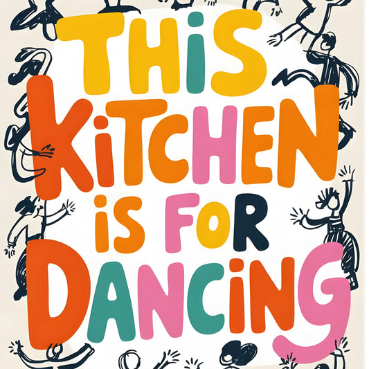 Plakat This Kitchen Is For Dancing - ForWalls.eu