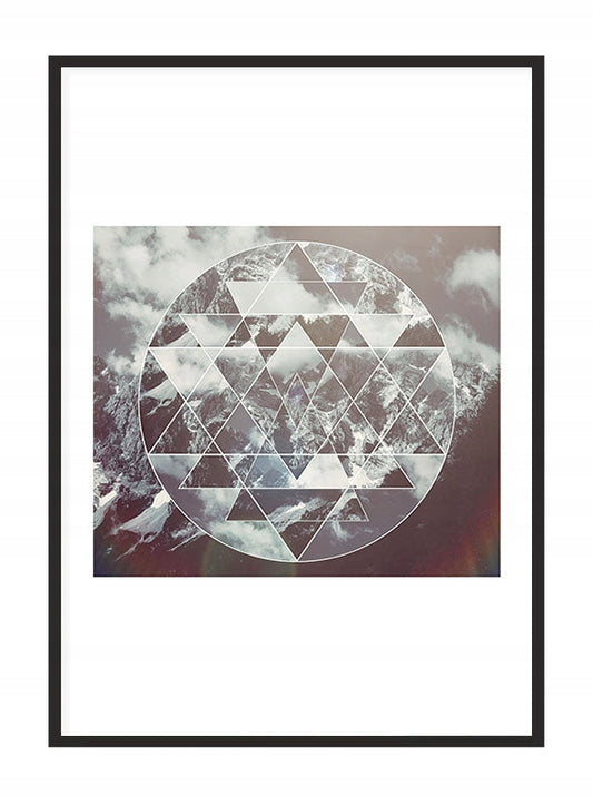 Plakat Trójkąty 33x43 cm ForWalls.eu