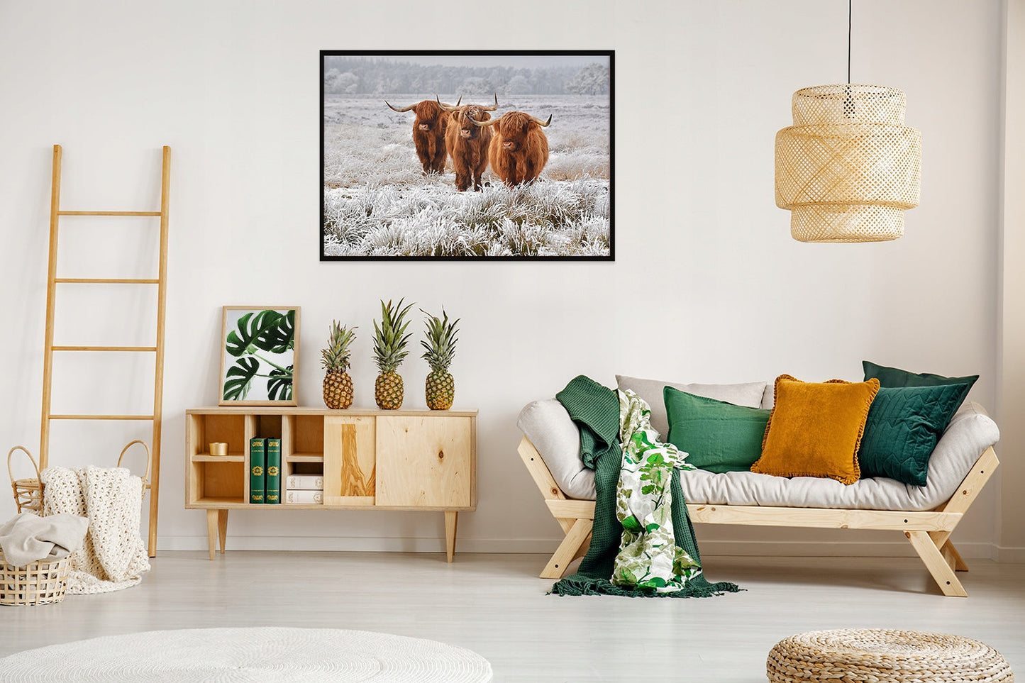 Plakat Krowy Highlander 33x43 cm ForWalls.eu