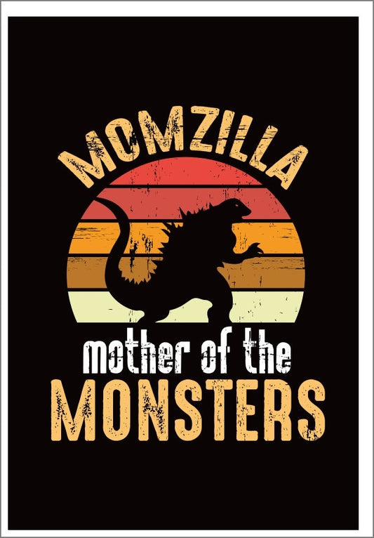 Plakat Plakat Momzilla Mother of the Monsters 30x40 cm ForWalls.eu