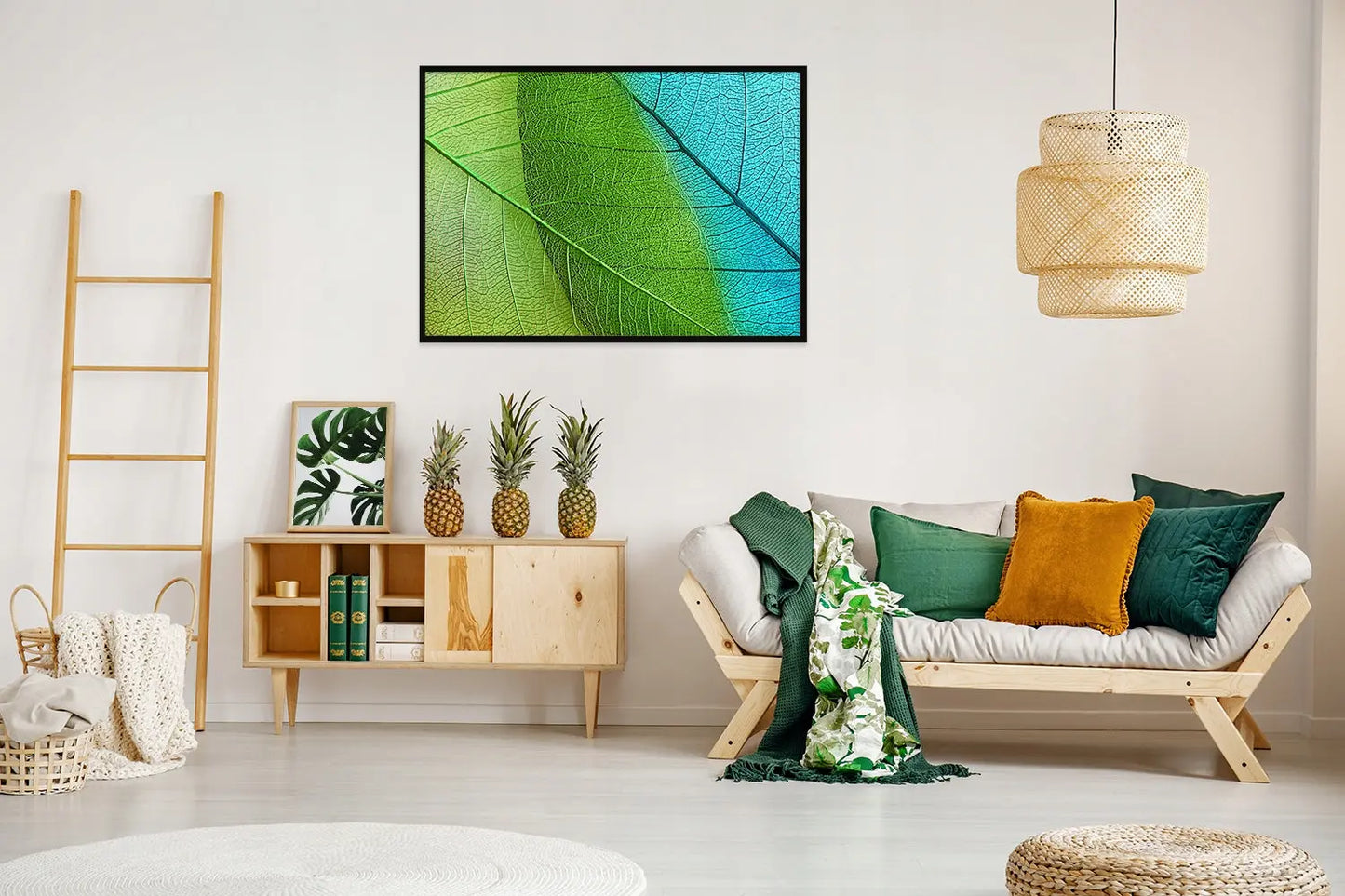 Plakat Liście 53x73 cm ForWalls.eu