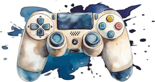Naklejka XXL ścienna dla dziecka nastolatka Kontroler Pad Gamer Gry 100x200