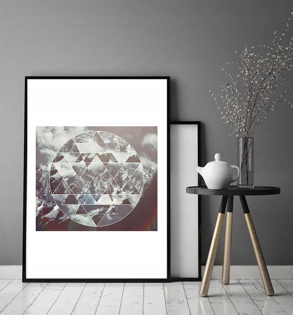 Plakat Trójkąty 33x43 cm ForWalls.eu