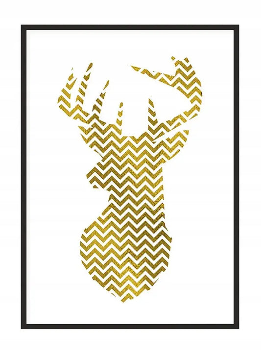 Plakat Złoty Jeleń 33x43 cm - ForWalls.eu