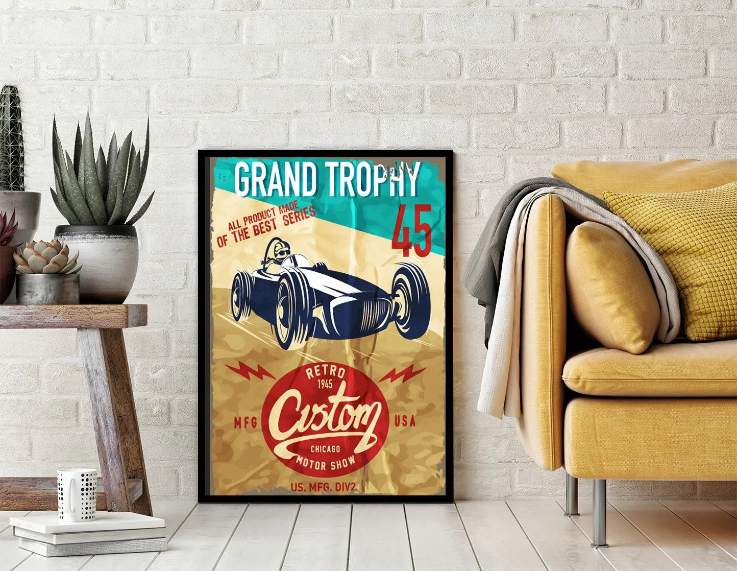 Plakat Garaż Race 33x43 cm - ForWalls.eu
