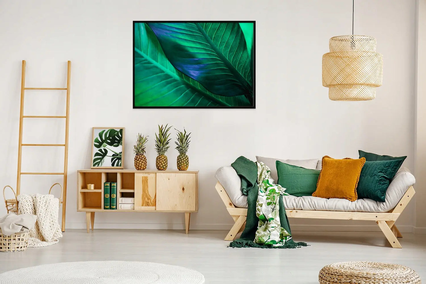 Plakat Liście 53x73 cm ForWalls.eu