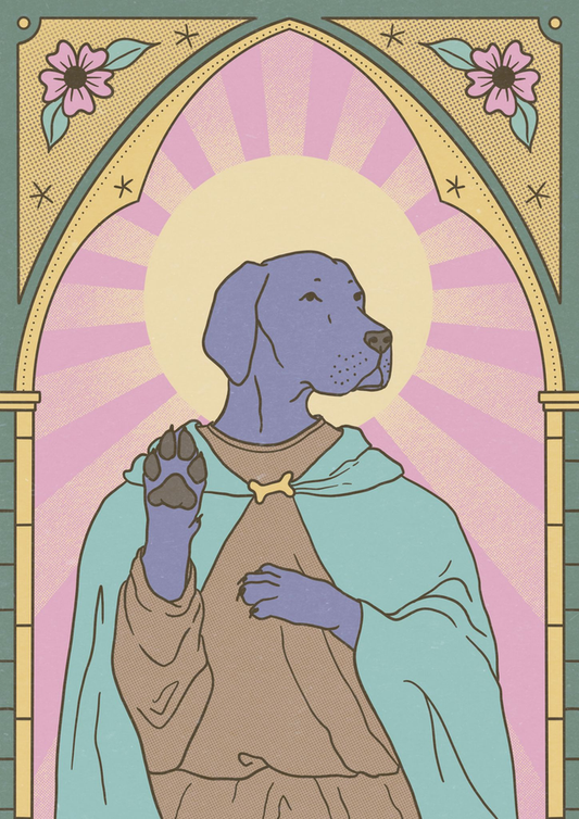 Plakat "Saint Doggo"