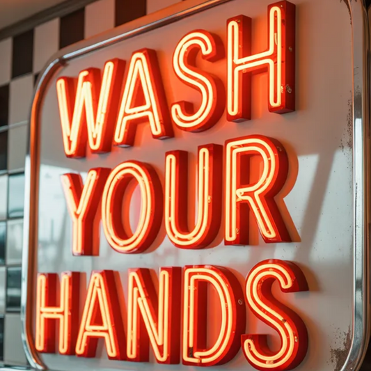 Plakat Wash Your Hands - ForWalls.eu