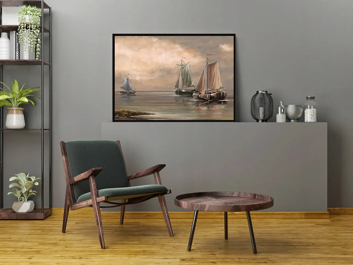 Plakat Statki 53x73 cm  ForWalls.eu