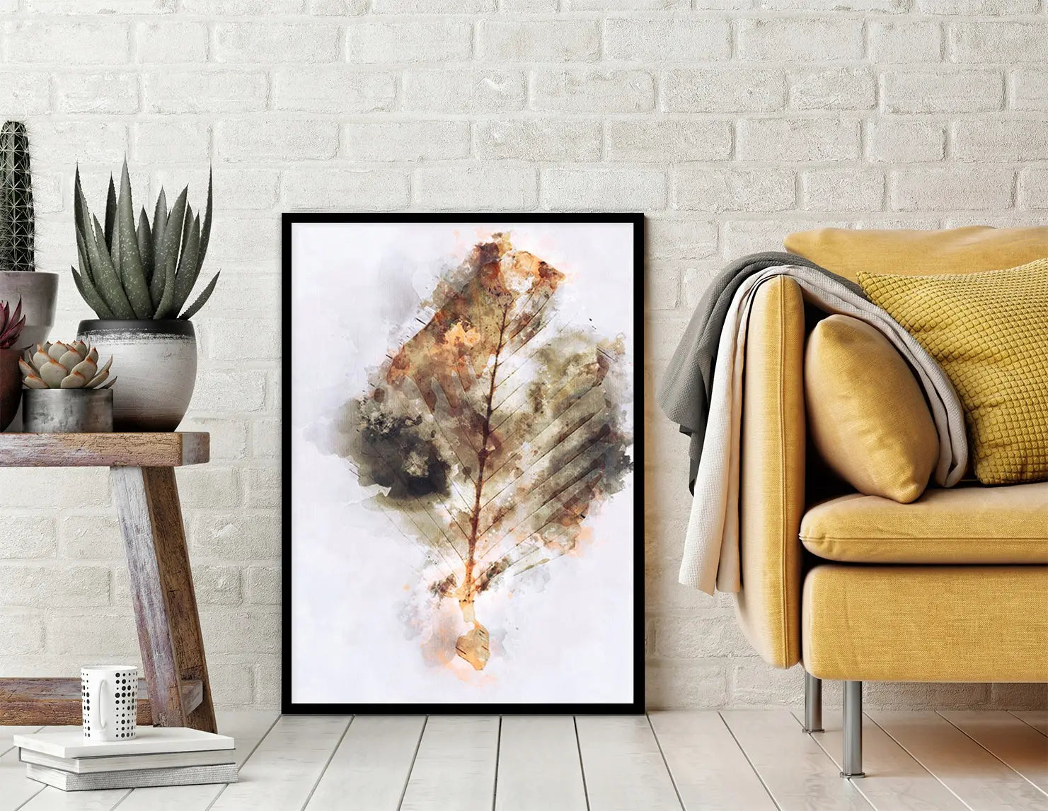 Plakat Liść 53x73 cm  ForWalls.eu