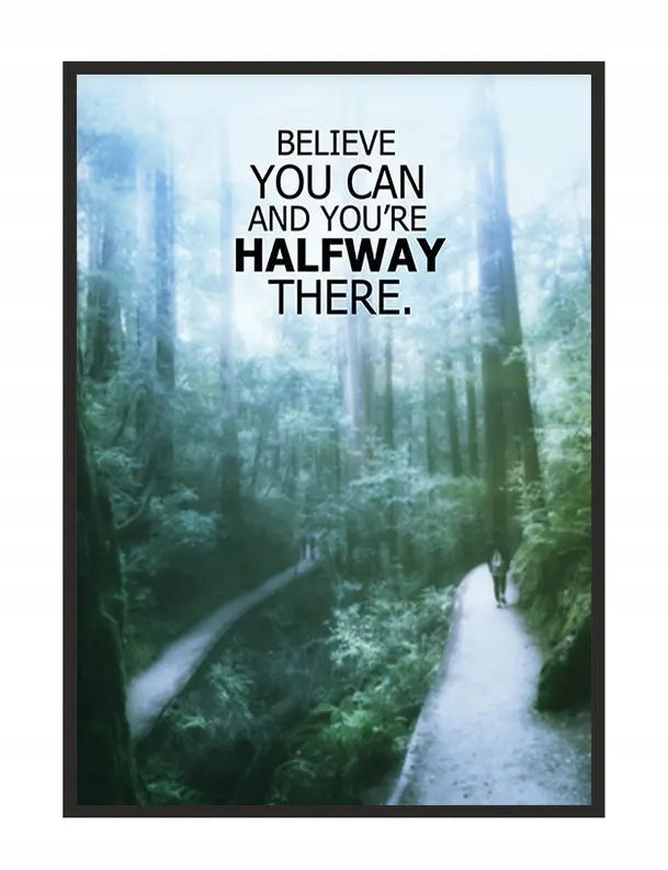 Plakat Believe 33x43 cm - ForWalls.eu