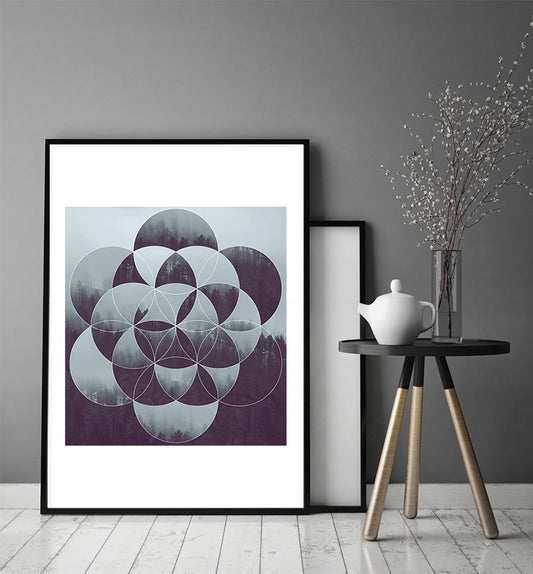 Plakat Okręgi 33x43 cm  ForWalls.eu