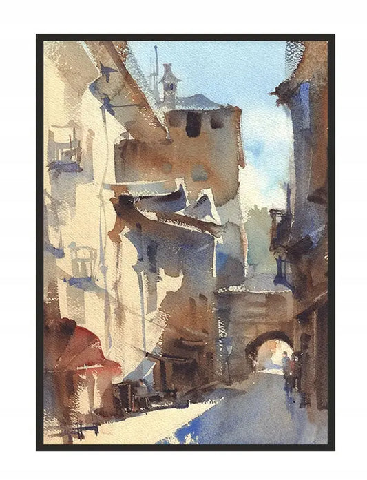Plakat Uliczka 53x73 cm  ForWalls.eu