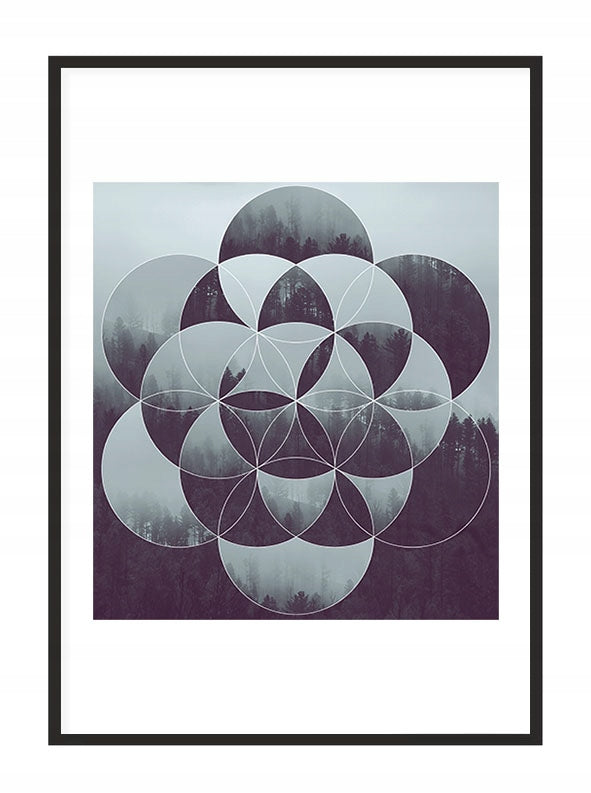 Plakat Okręgi 33x43 cm  ForWalls.eu