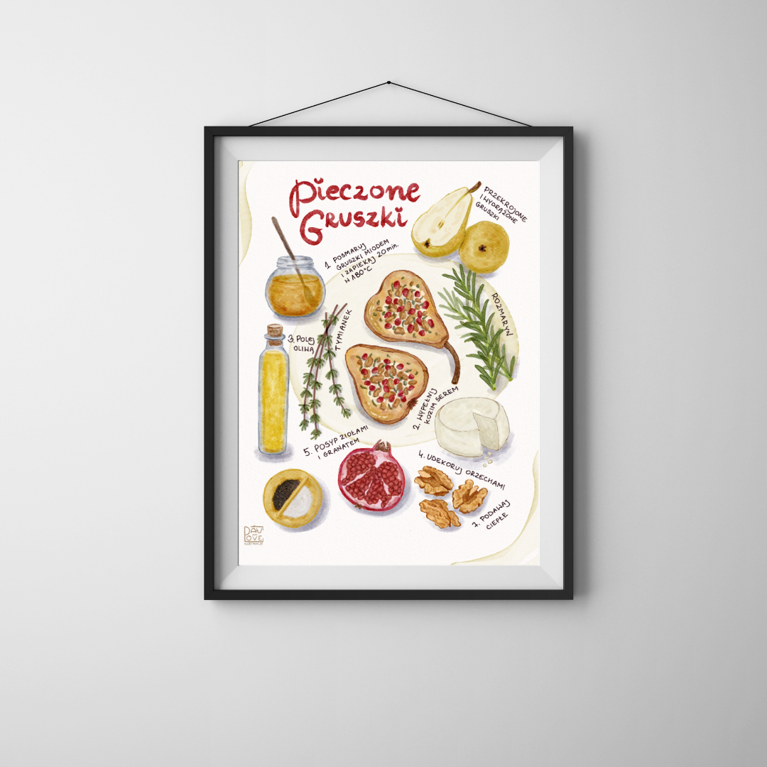 Plakat Pieczone Gruszki  ForWalls.eu