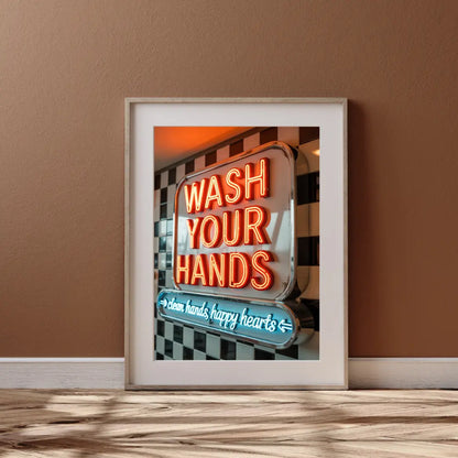Plakat Wash Your Hands - ForWalls.eu