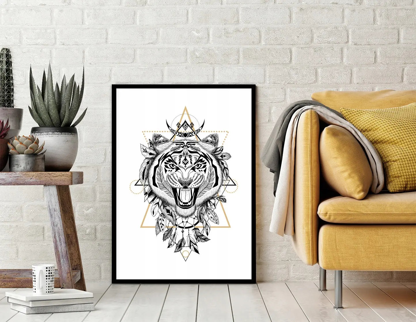 Plakat Tribal Tygrys 33x43 cm - ForWalls.eu