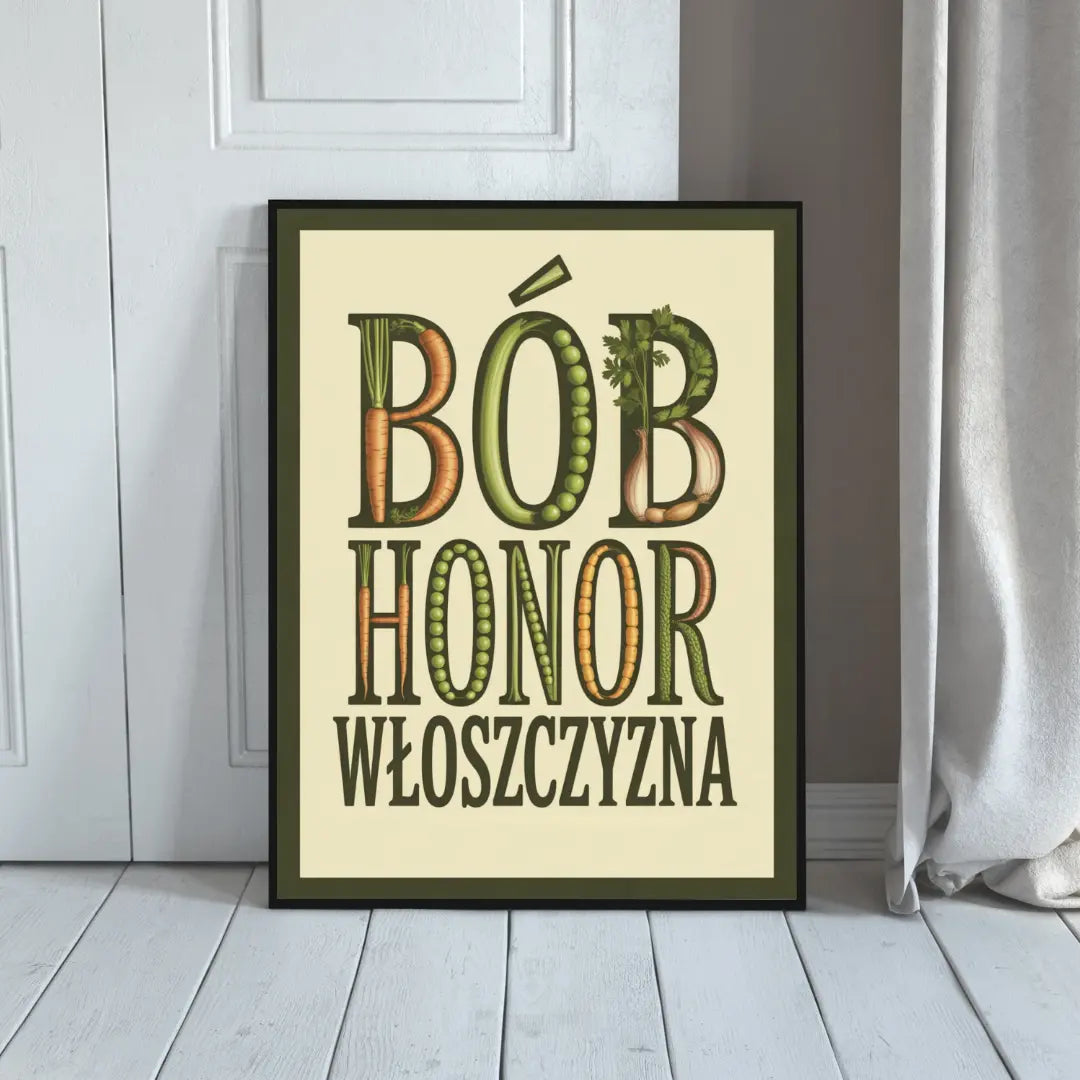 Plakat Bób, Honor, Włoszczyzna! - ForWalls.eu