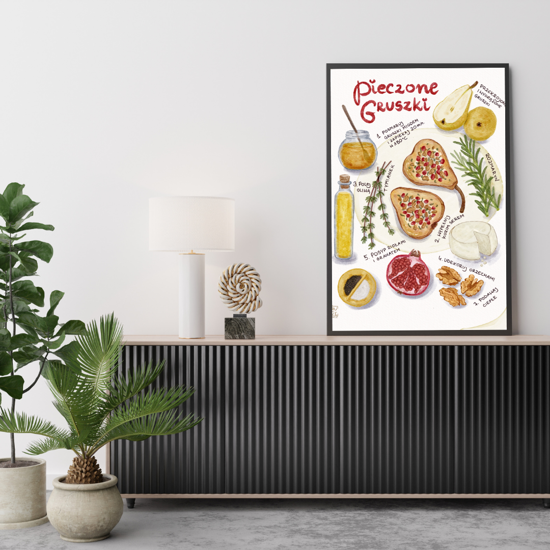Plakat Pieczone Gruszki  ForWalls.eu