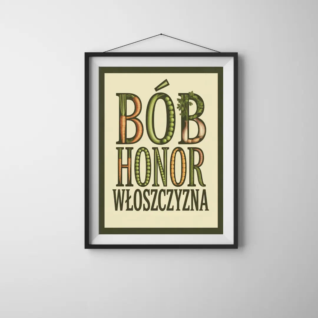 Plakat Bób, Honor, Włoszczyzna! - ForWalls.eu