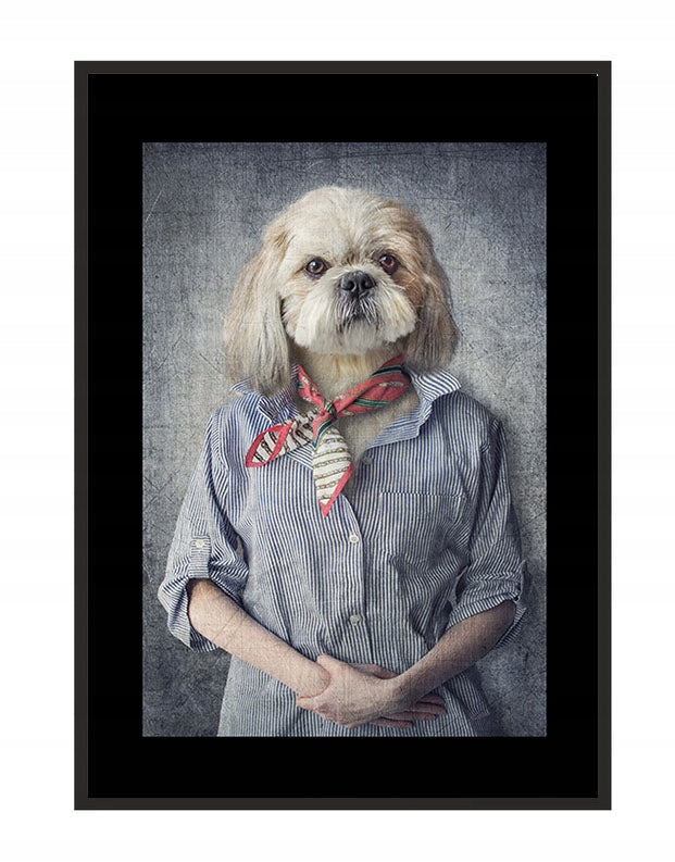 Plakat Pani Pies 33x43 cm  ForWalls.eu