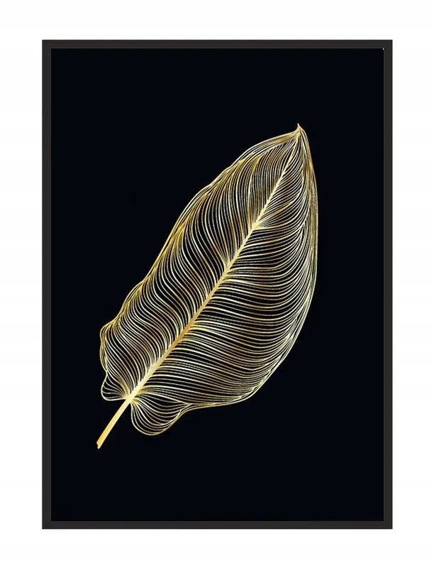 Plakat Liść 53x73 cm  ForWalls.eu