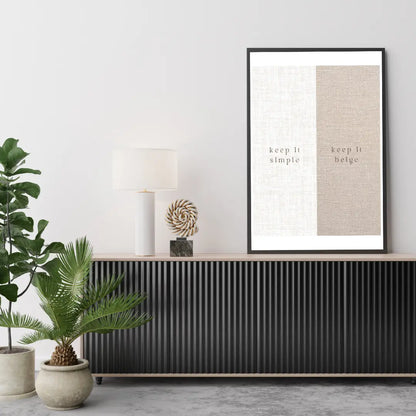 Plakat Keep it Beige - ForWalls.eu