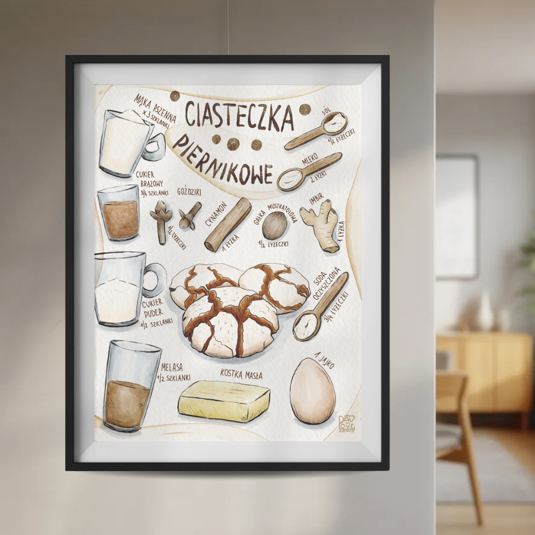 Plakat Ciasteczka Piernikowe  ForWalls.eu