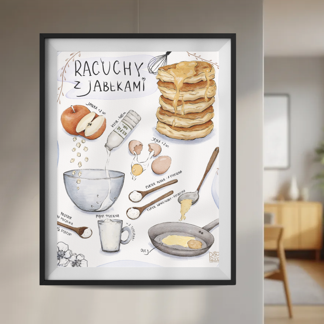 Plakat Racuchy z jabłkami  ForWalls.eu