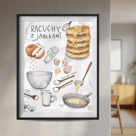 Plakat Racuchy z jabłkami  ForWalls.eu