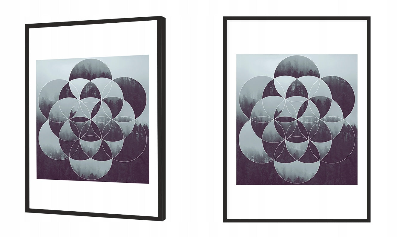 Plakat Okręgi 33x43 cm  ForWalls.eu